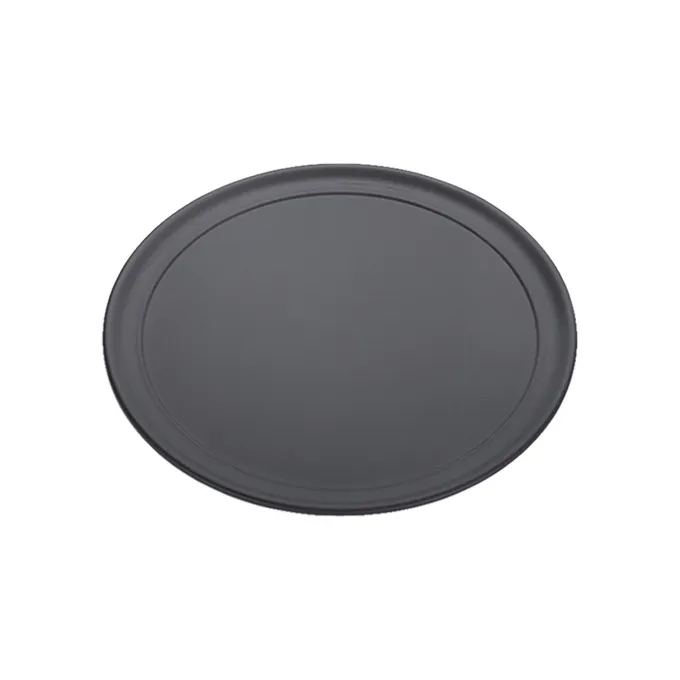 American Metalcraft EZTP9 - 9" Round Pizza Pan, Wide Rim, Flat Bottom, Stackable Aluminum Commercial