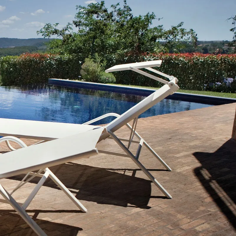 emuamericas E195T Holly Chaise Sunshade Only for Model 195PK1, Texplast Fabric, Tubular Frame, E-Coated Aluminum, Powder-Coated Finish