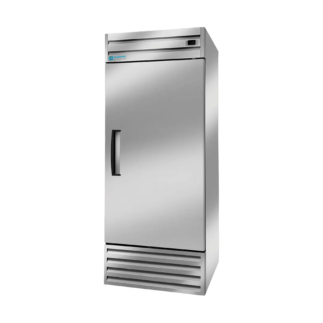 Excellence CR-20SSHC 27" 1-Section Reach-In Refrigerator w/ Solid Door, Bottom Mount, Stainless Steel, 20 cu. ft.