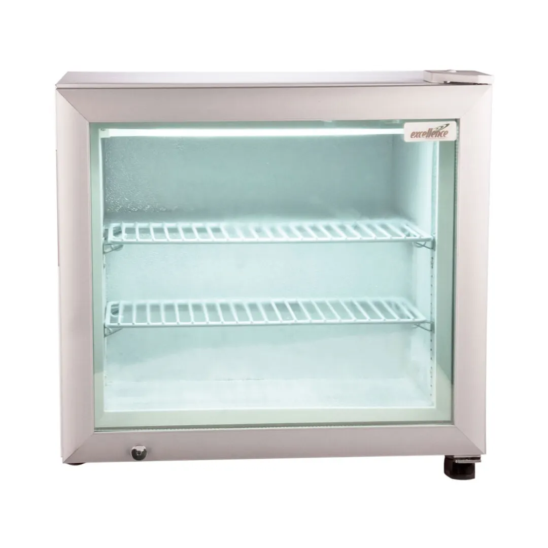 Excellence CTF-2HC - 22" Countertop Glass Door Freezer, 1.9 cu ft, White, 1/4 HP, -15° to 15°