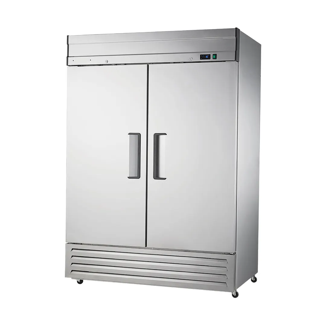 Excellence DSS-42C 54" 2-Solid Door Reach-In Refrigerator, 42.2 cu. ft., Bottom Mounted