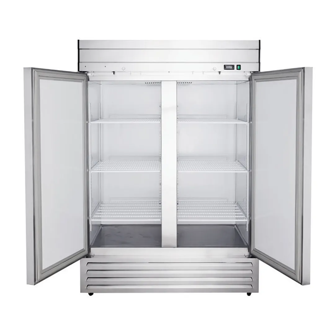 Excellence DSS-42F 54" 2-Solid Door Reach-In Freezer, Bottom Mount, 42.2 cu. ft.
