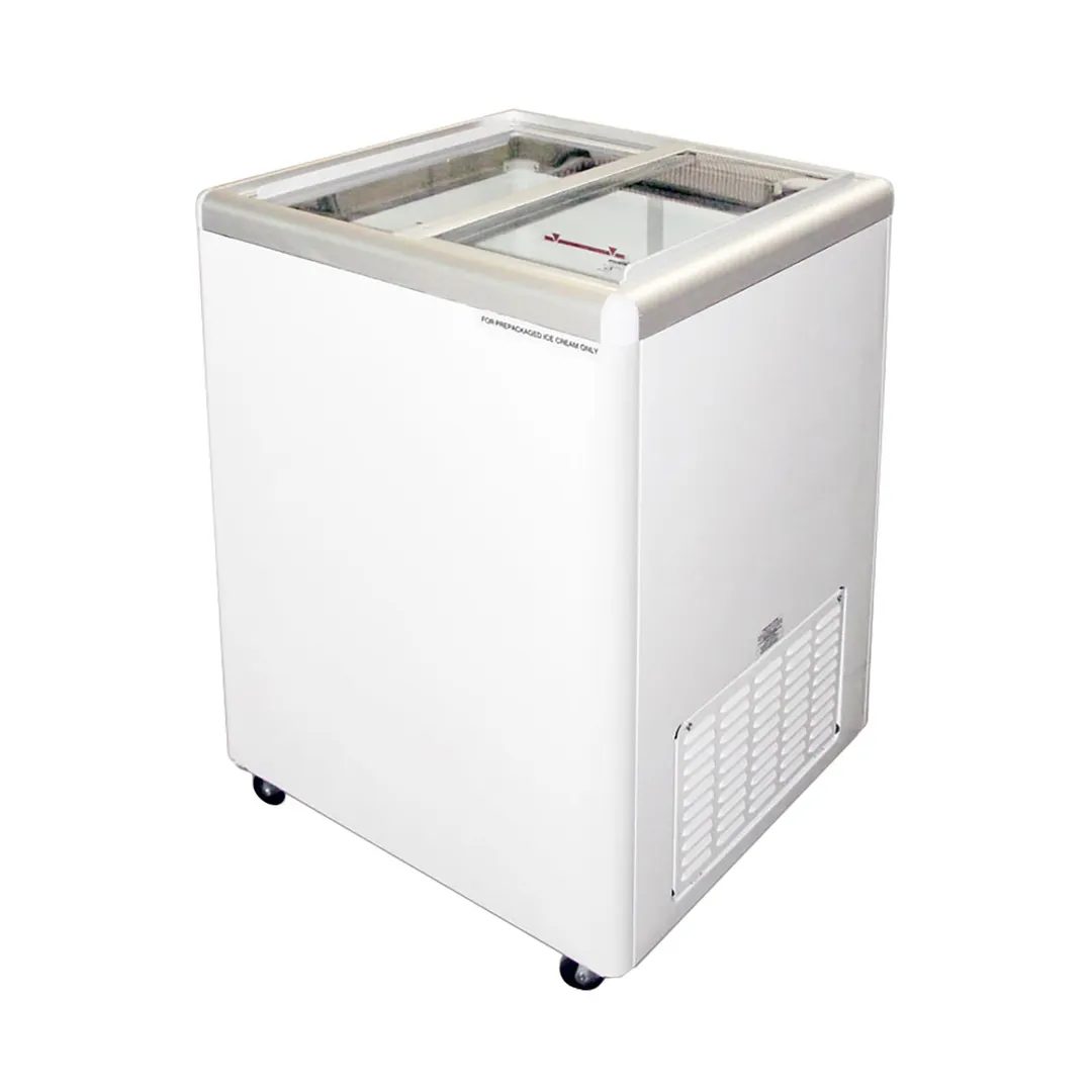 Excellence EURO-5HC 25" Flat Lid Ice Cream Display Freezer, 5 cu. ft.