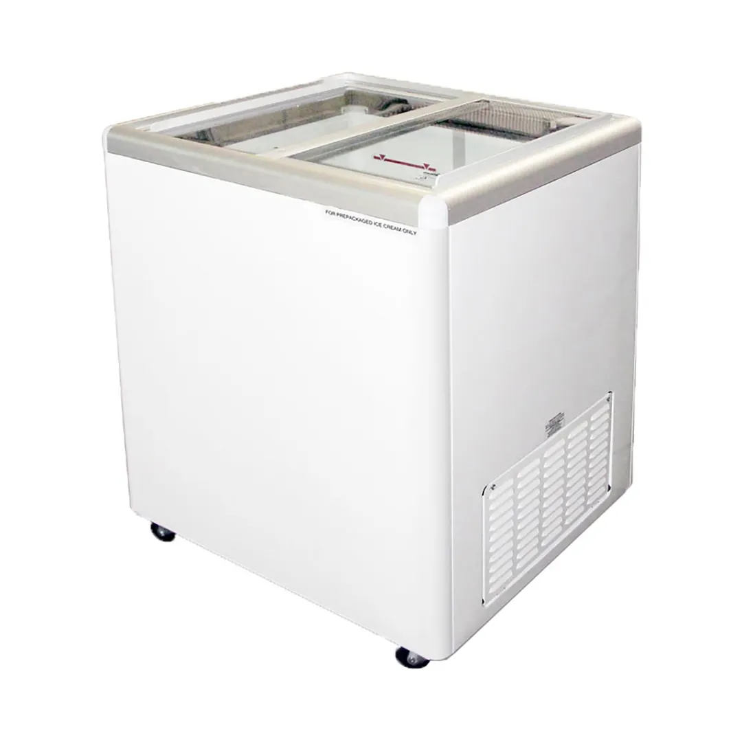 Excellence EURO-8HC 33" Flat Lid Ice Cream Display Freezer, 7.5 cu. ft.