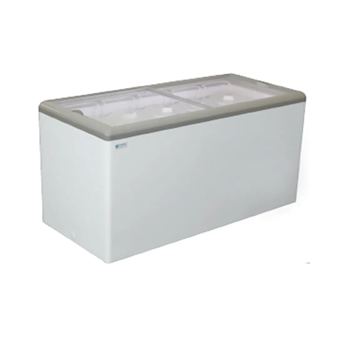 Excellence HB-17HCD 60" Dual Temp Glass Chest Refrigerator/Freezer, 16.5 cu. ft.