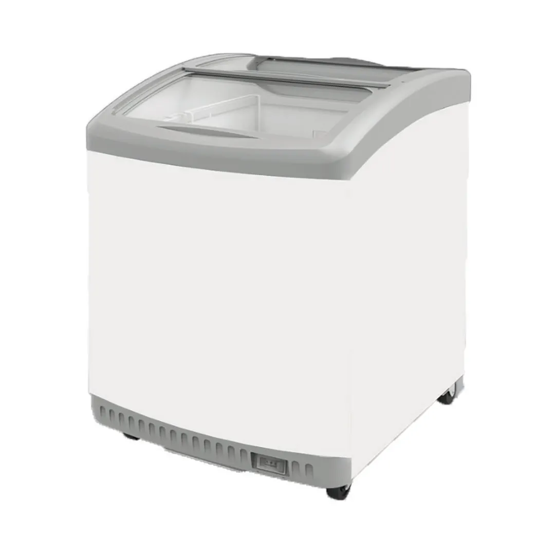 Excellence MC-2HC 25" Curved Lid Ice Cream Display Freezer, 4.8 cu. ft.