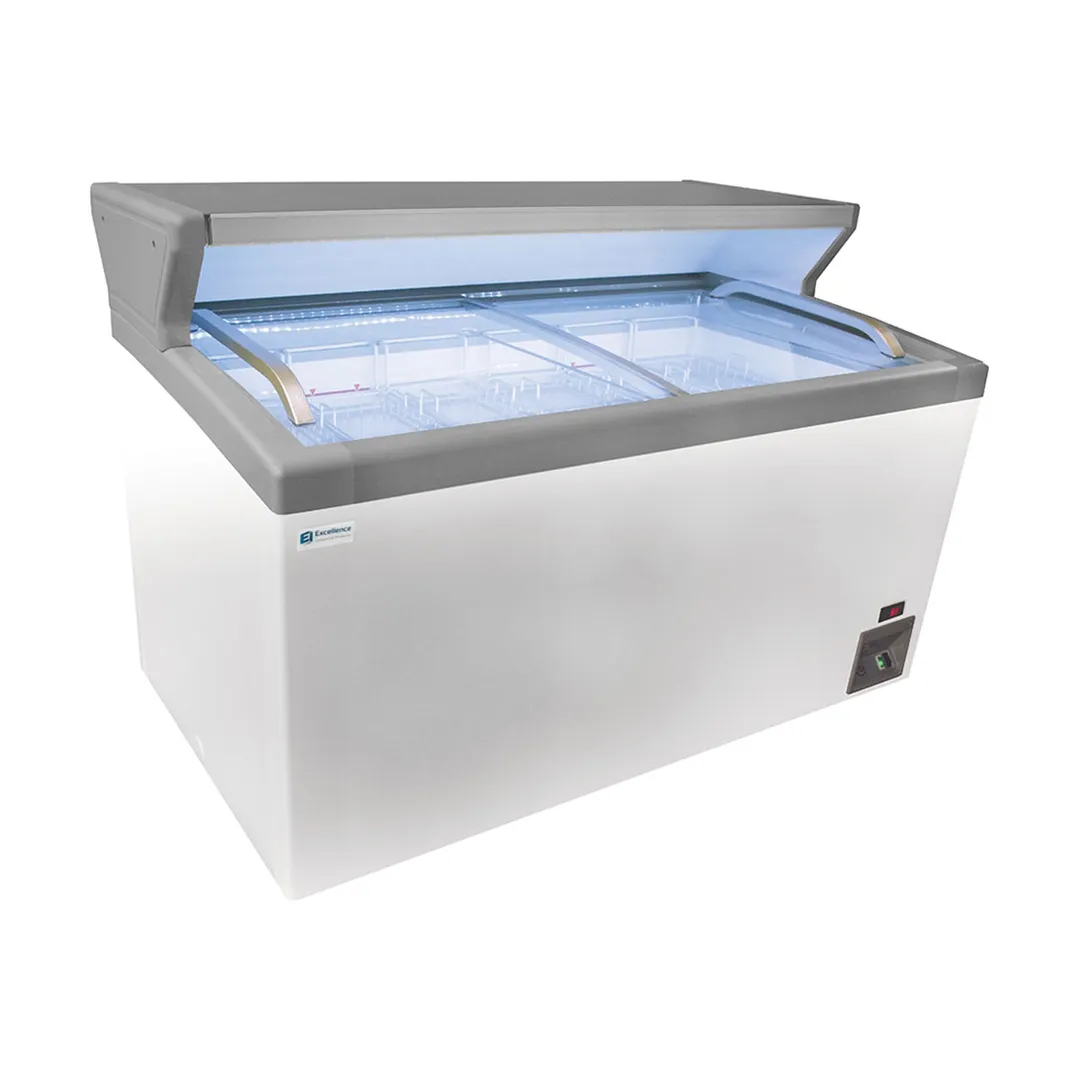 Excellence MCT-4HC 49" Flat Lid Ice Cream Display Freezer, 13.2 cu. ft.