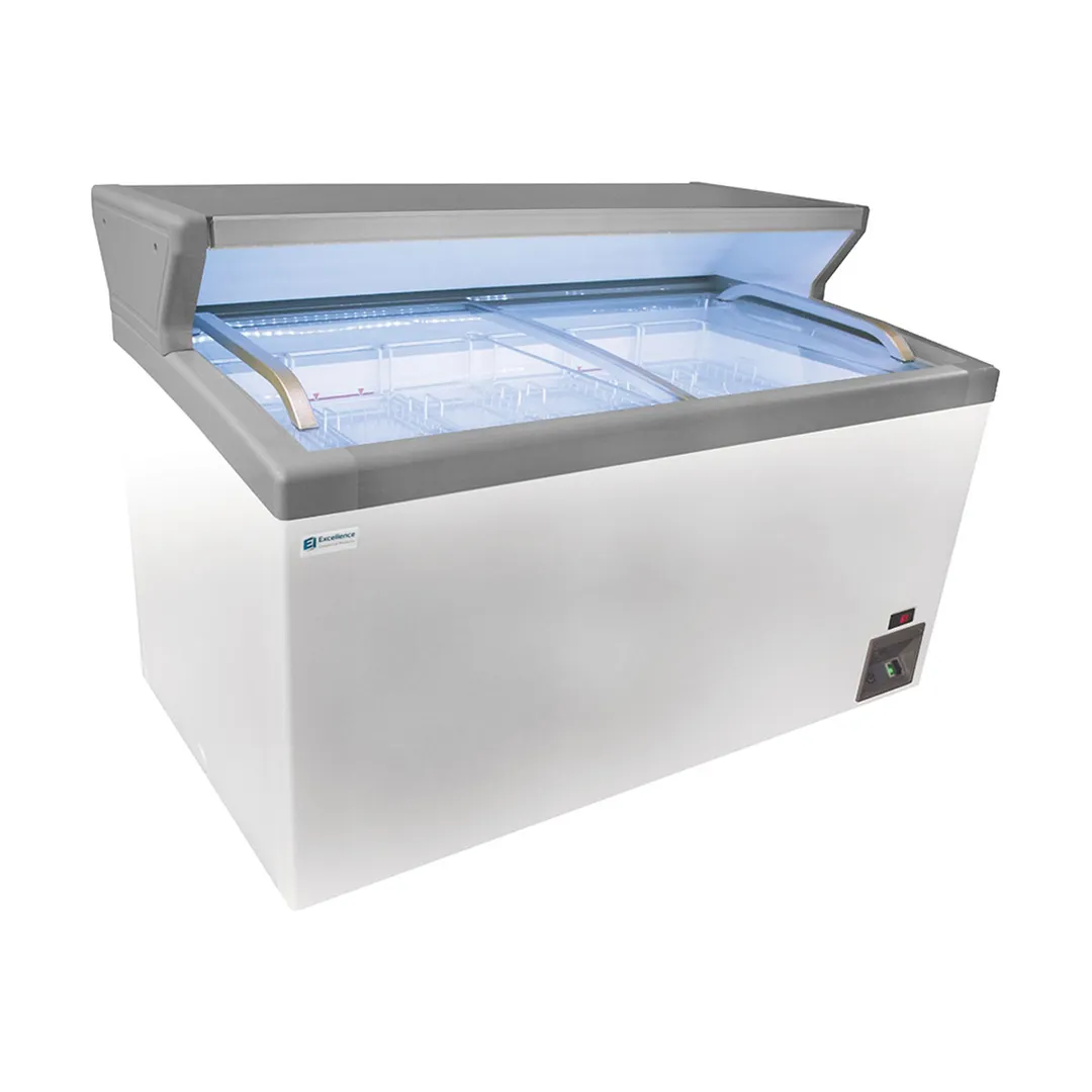 Excellence MCT-6HC 73" Flat Lid Ice Cream Display Freezer, 21.2 cu. ft.