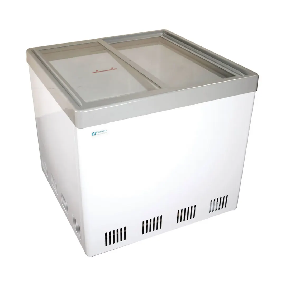 Excellence SPOT-4HCD 36" Dual Temp Glass Chest Refrigerator/Freezer, 8.3 cu. ft.