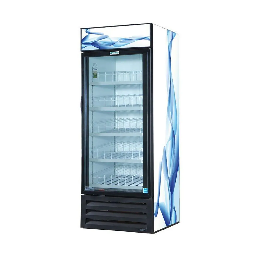 Excellence VR-26HC 30" 1-Section Heavy Duty Merchandiser Refrigerator in Black, 26 cu. ft.