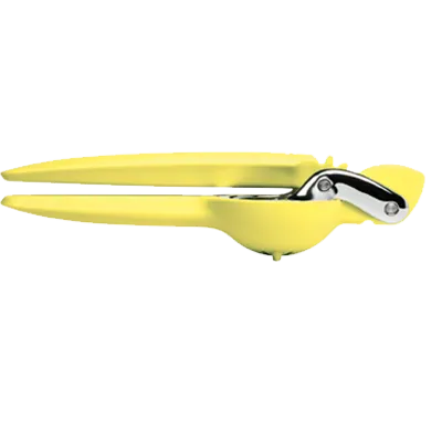 Taylor Precision 102-159-017 Citrus Squeezer - Dual Gear, Lemon Yellow, Nylon Handle, Dishwasher Safe