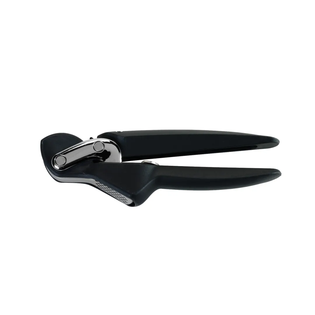 Taylor Precision 102-238-001 Freshforce Garlic Press, Dual Gear, Black Stainless Steel, Dishwasher Safe