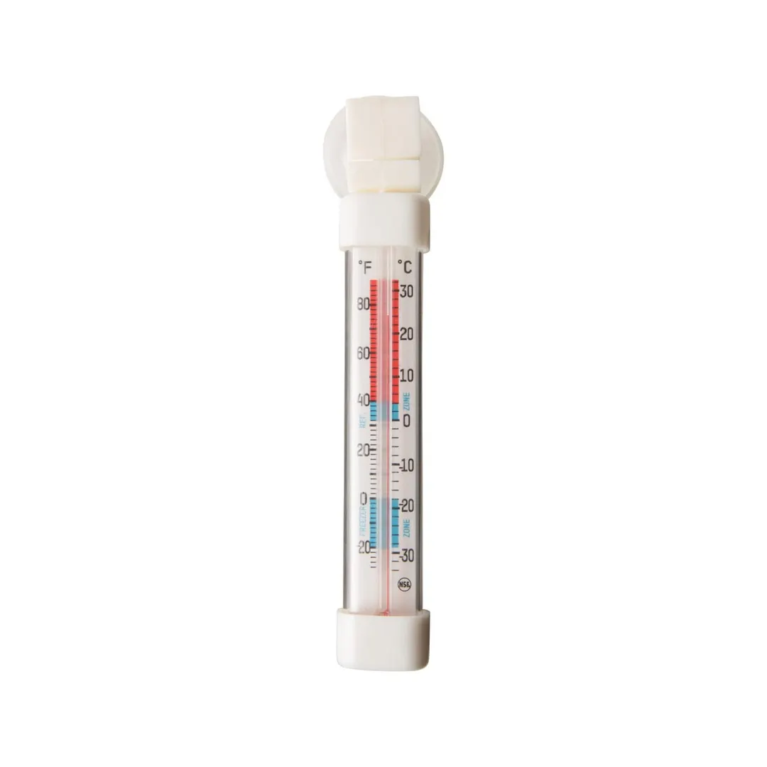 Taylor Precision 3509FS Refrigerator Freezer Thermometer – Tube, -20°F to 80°F, Clip, NSF
