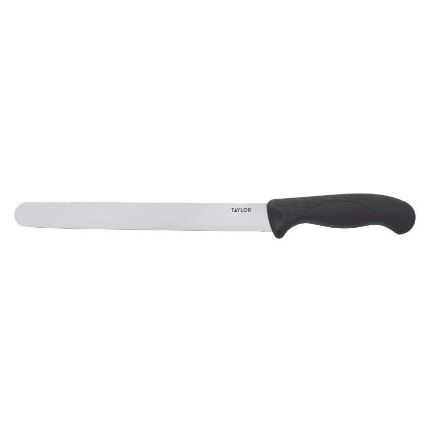 Taylor Precision 5248366 Slicer Knife – 10" Stamped Blade, 15-3/4" Black Handle, High‑Carbon Steel