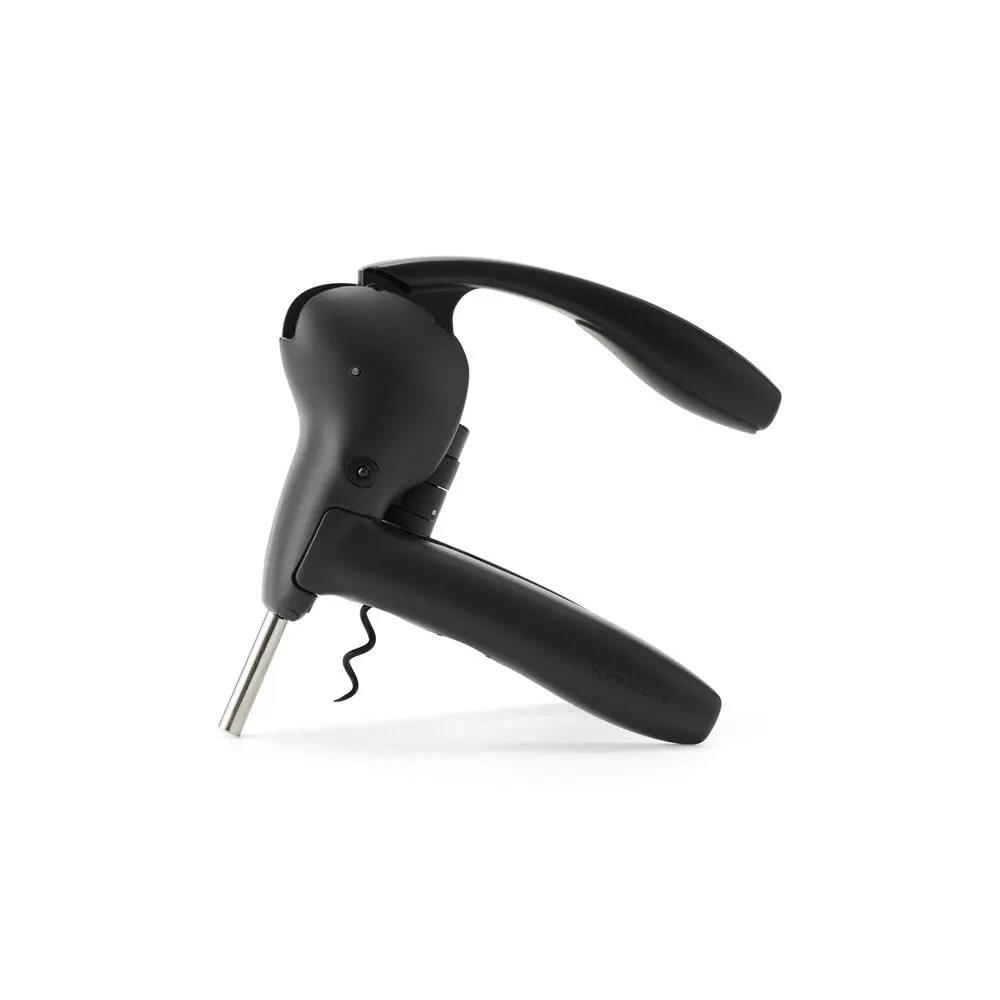 Taylor Precision 5289259 Rabbit Corkscrew – Twist & Pull, Black Handle, Metal Blade, 6" Length