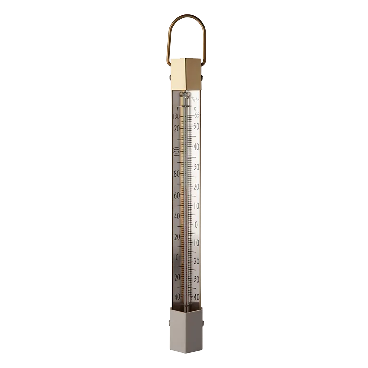 Taylor Precision 5416J Thermometer, Brass Casing, Permacolor, F&C Cup Case, Display, -40°F To 130°F