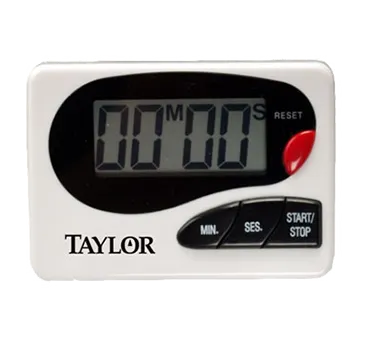 Taylor Precision 5822 Timer, 0.8" LCD, 99:59 Count‑Down/Up, Clip Magnet Stand, AAA Battery