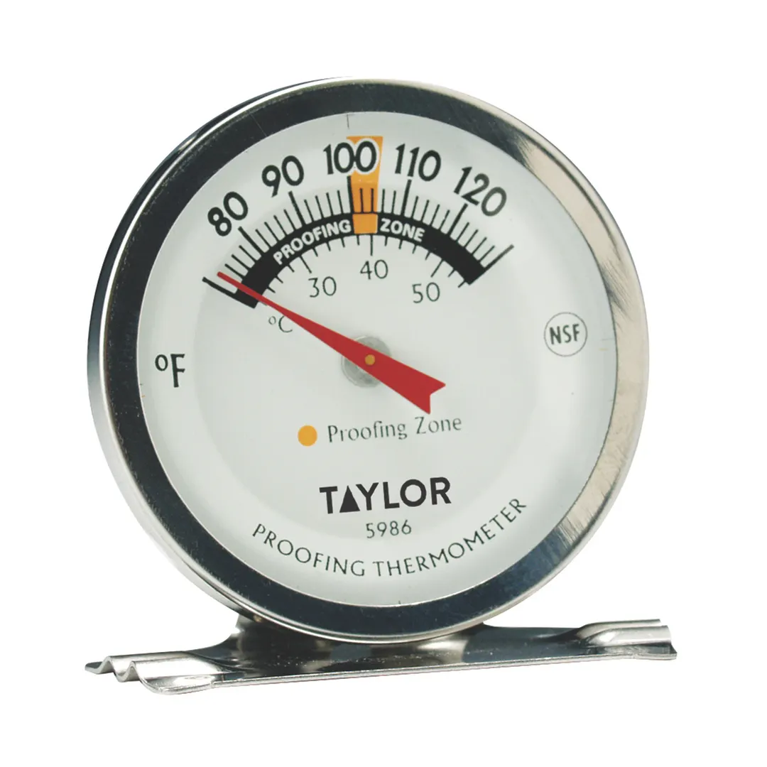 Taylor Precision 5986N Proofing Thermometer, 70°F‑130°F (20°C‑54°C) HACCP, NSF, Dial Display