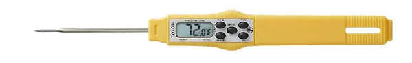 Taylor Precision 9877FDAYL Digital Probe Thermometer, Waterproof Yellow 6" Probe