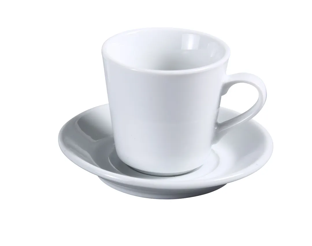 Yanco AC-1 - 7 Oz White Porcelain Cup, 3-1/4" Dia x 3" H Dishwasher, Oven & Microwave Safe - Dozen