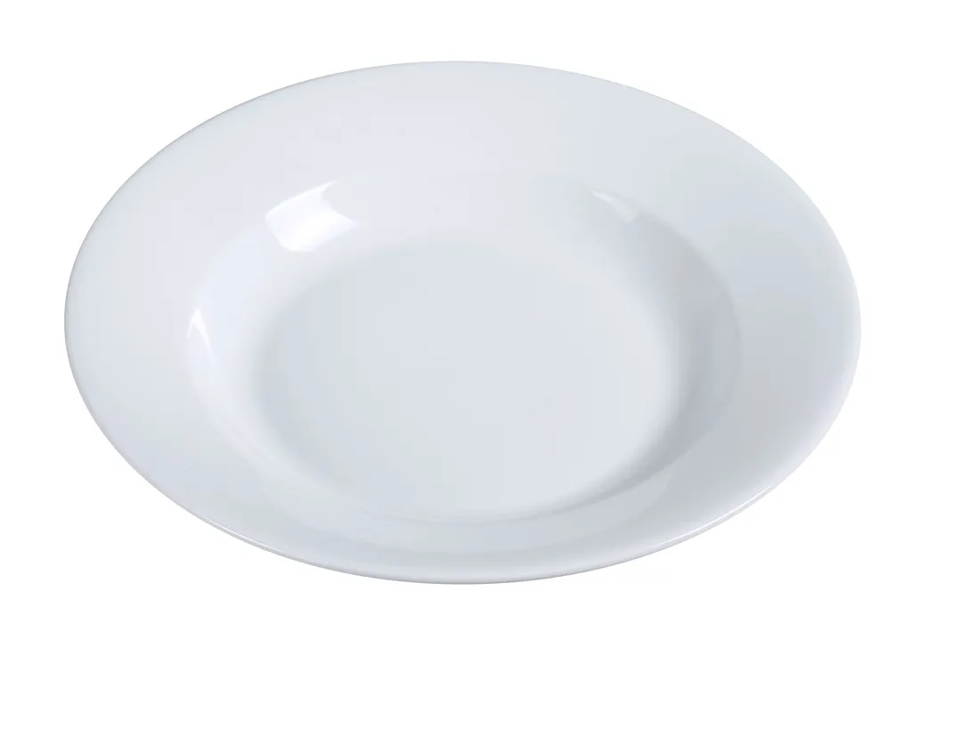 Yanco AC-115 Abco Pasta Bowl 11-1/2" Dia 25 Oz Round Super White Porcelain Dishwasher Safe - Dozen