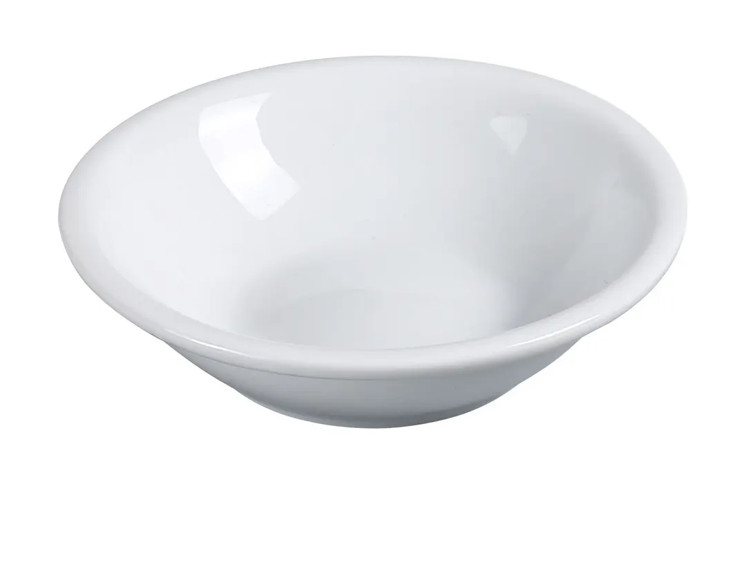 Yanco AC-32 - 4" White Porcelain Fruit Bowl, 3.5 oz, Round, Dishwasher & Microwave Safe - Dozen
