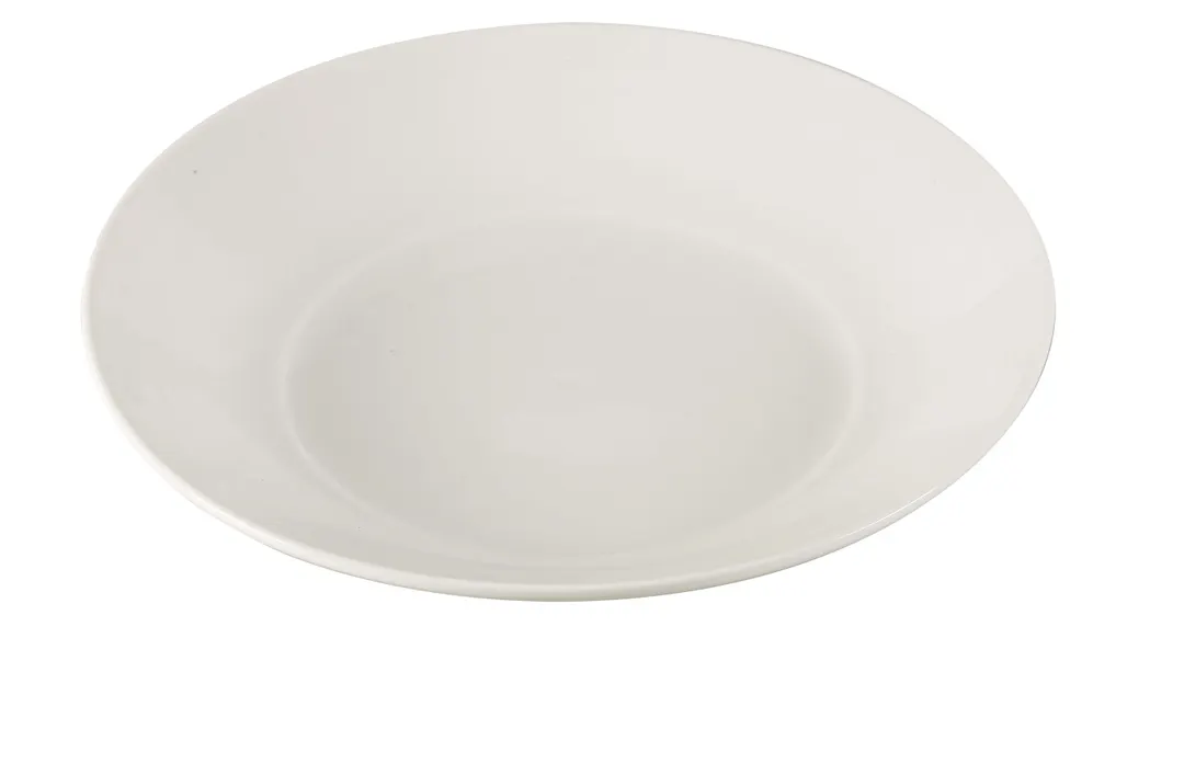 Yanco AC-411 Abco Salad Plate 11-1/2" Dia X 2" H Round Porcelain White Dishwasher Safe - Dozen