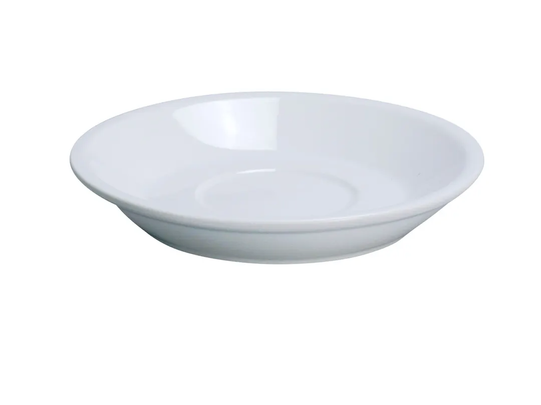 Yanco AC-57 Round Porcelain Saucer 6.5"-6.99" Super White, Dishwasher/Oven/Microwave Safe - Dozen