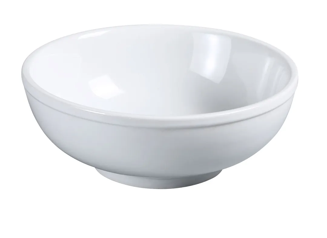 Yanco AC-8-M - 48 oz (1½ qt) White Porcelain Soup Bowl, 8½" Diameter, Dishwasher Safe - Dozen