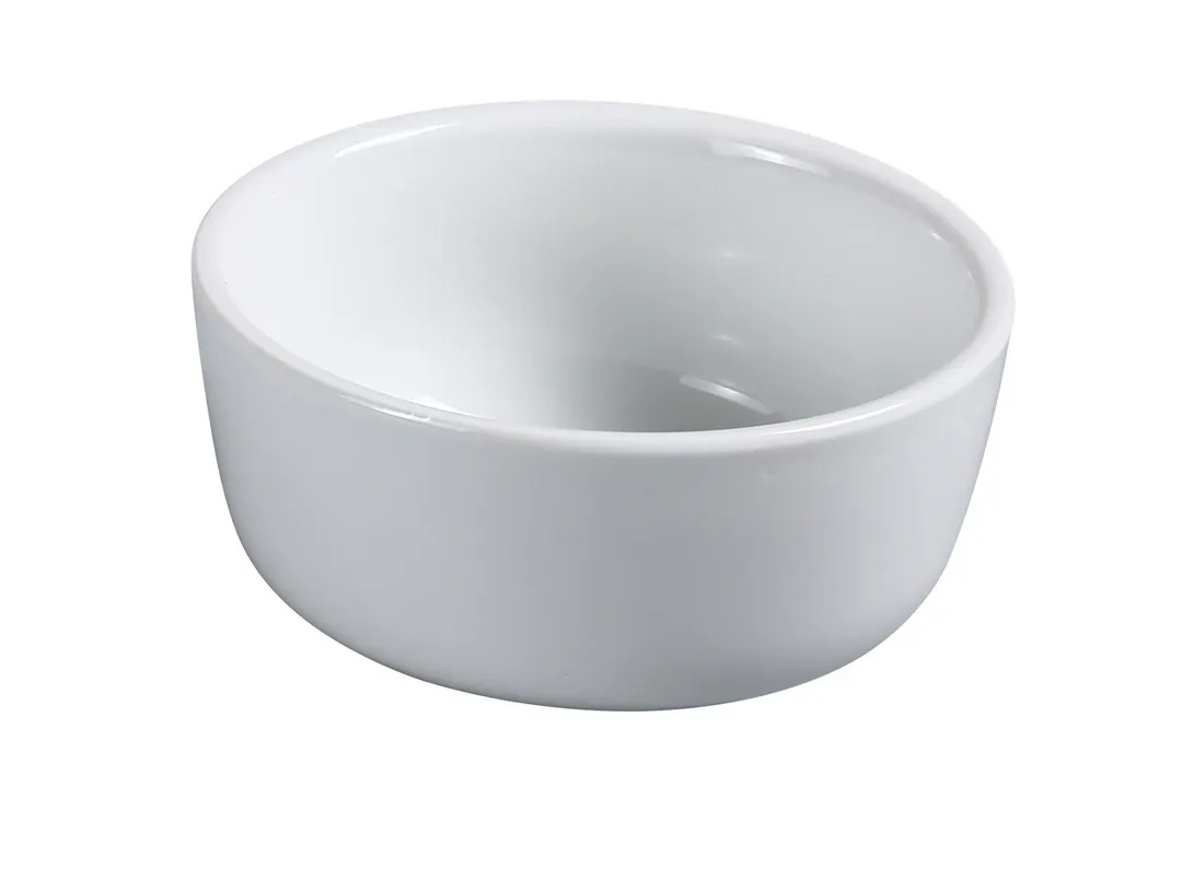 Yanco AC-95-J - Jung Round Bowl, 4-1/4" Dia, 9.5 Oz, Super White Porcelain, Dishwasher Safe - Dozen