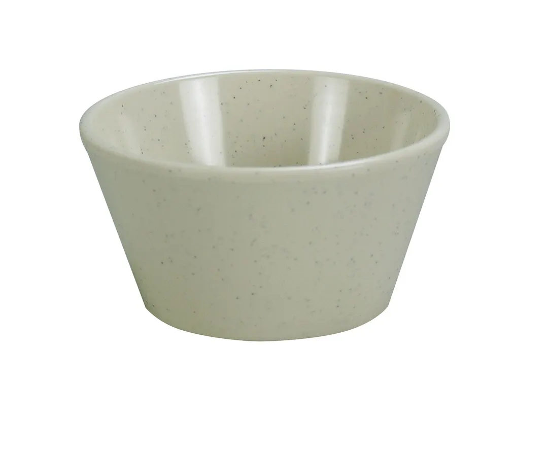 Yanco AD-302 8 Oz Bouillon Cup, 4" Dia x 2" H, Round, Beige Melamine, NSF, Dishwasher Safe - Dozen