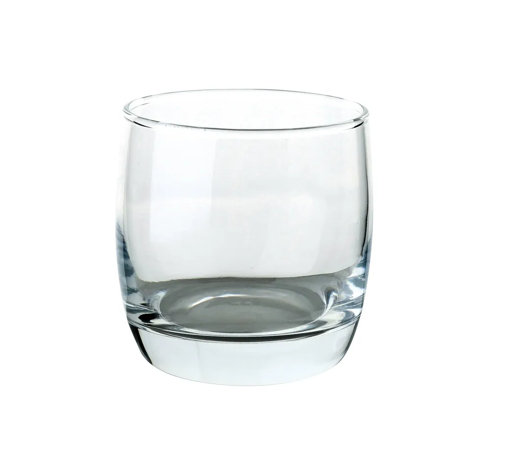 Yanco AM-406 Rocks Glass, 7 oz Clear Lead‑Free Crystal, 2 7/8" W x 3" D x 3" H - Dozen