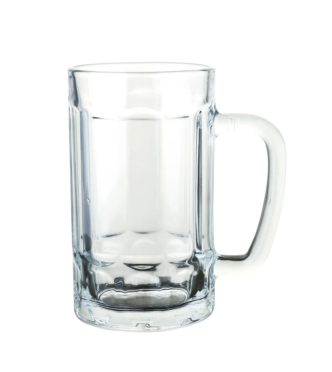 Yanco AM-715 Beer Mug, 15 oz, 3"W x 3 3/8"D x 5 3/4"H, Clear Glass Dishwasher-Safe - Dozen