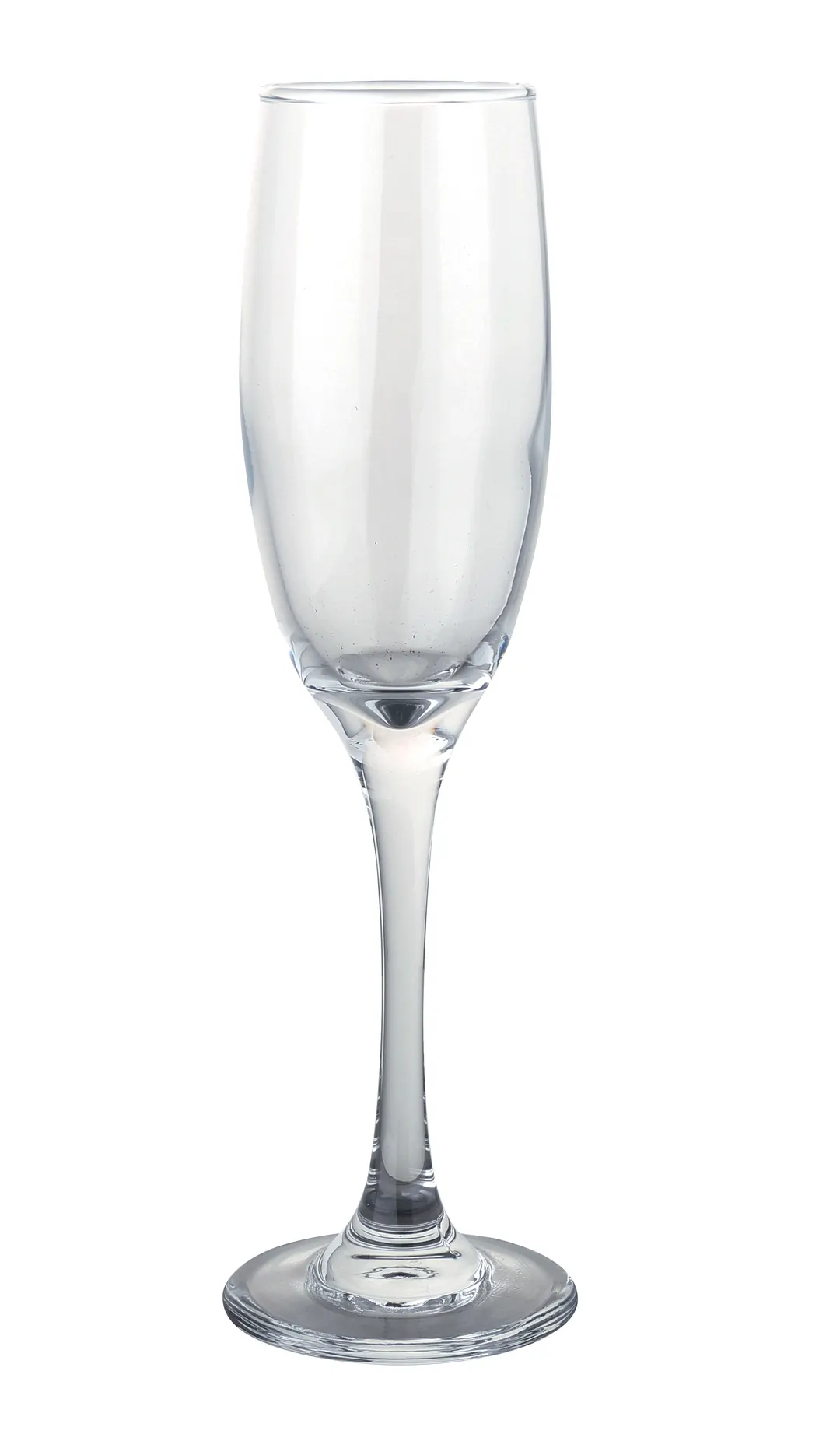 Yanco AS-406 Flute Cocktail Glass, 7 Oz, 2" W x 2 5/8" D x 9" H, Lead‑Free Crystal, Clear - Dozen