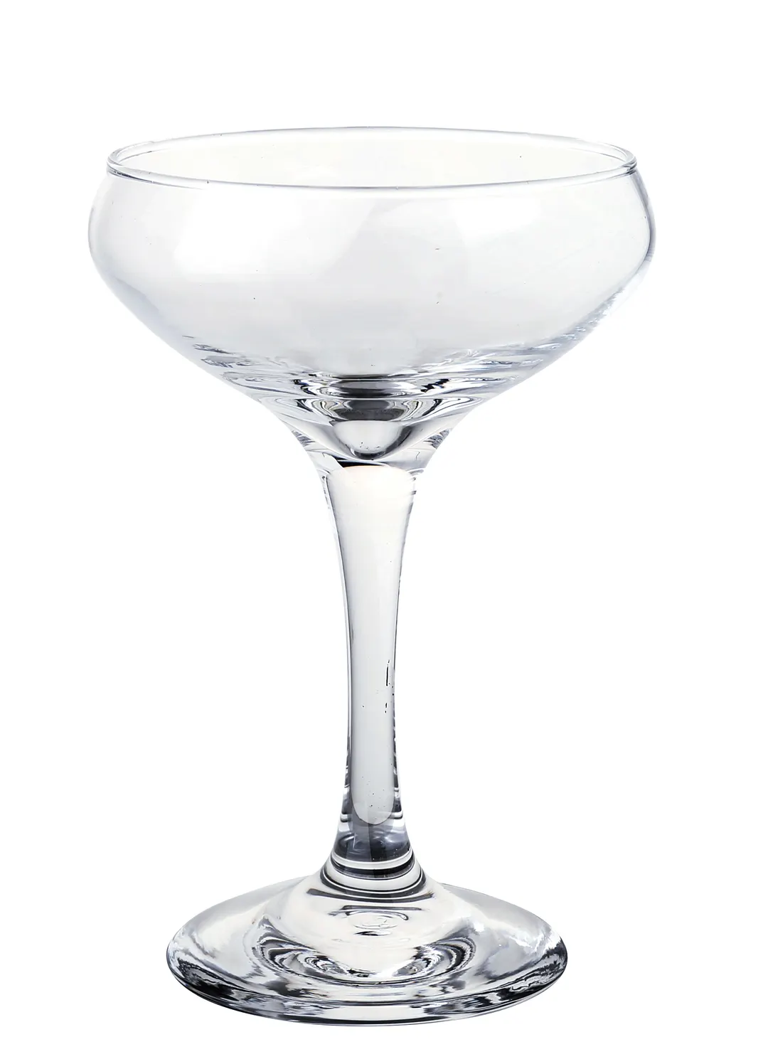 Yanco AS-408 Cocktail Coupe, 9 Oz, Stem Base, Lead-Free Glass, 3 3/4"W x 4 1/8"D x 6"H - Dozen