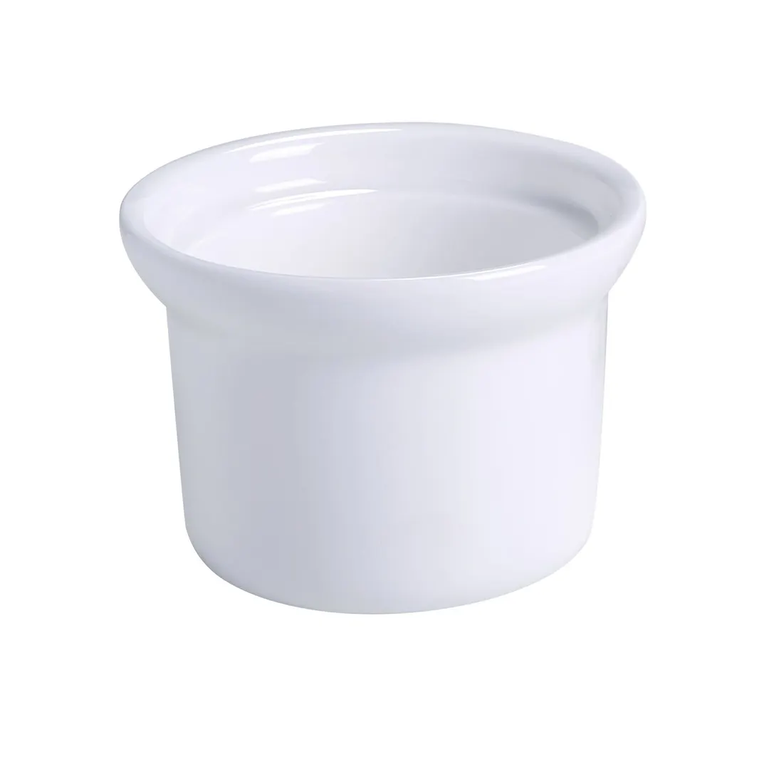 Yanco BK-105 - 16 Oz White Porcelain Bowl, 4-1/2" Dia x 4-1/2" H No Handles Microwave Safe - Dozen