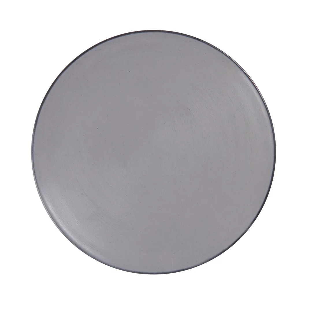 Yanco BM-109 8-1/2" Round Melamine Plate, Two‑Tone, Dishwasher Safe - Dozen