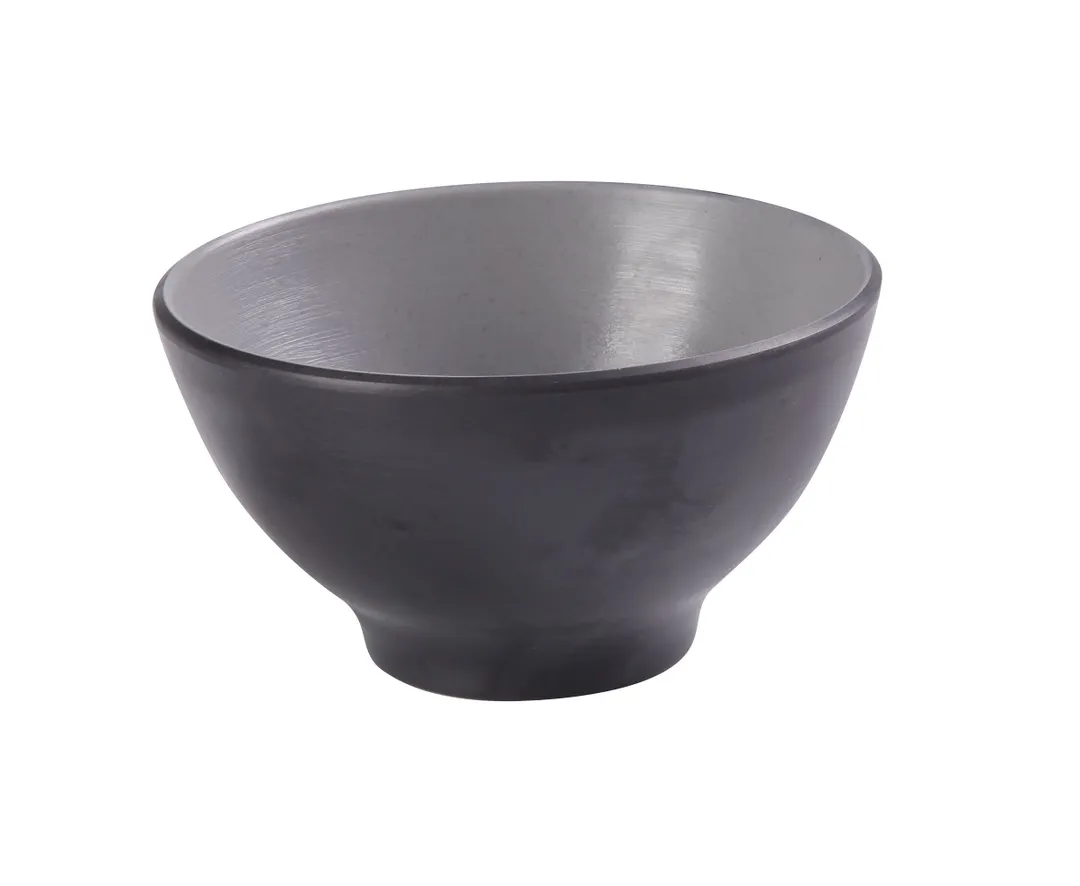 Yanco BM-404 - 10 oz Two‑Tone Round Melamine Bowl, 4‑1/2" Dia x 2‑3/4" H, - Dozen