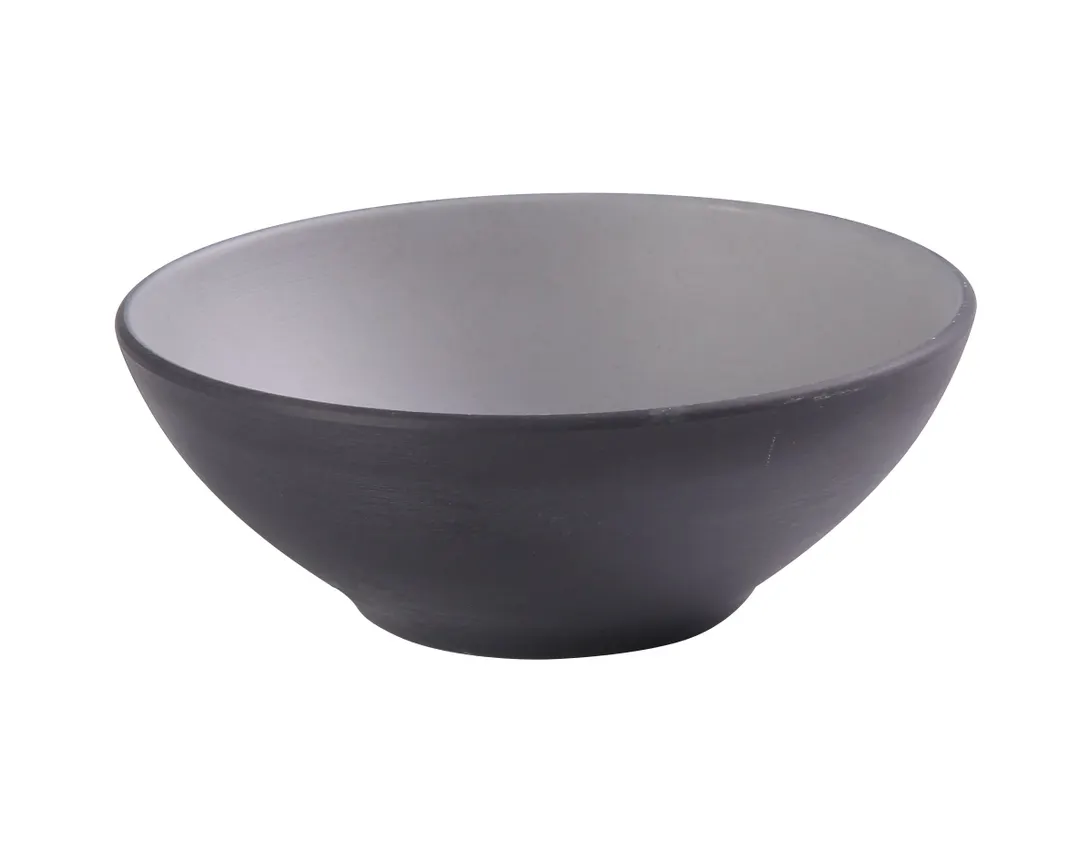 Yanco BM-407 - 24 oz Two-Tone Round Melamine Bowl, 7-1/4" Dia x 2-3/4" H, - Dozen