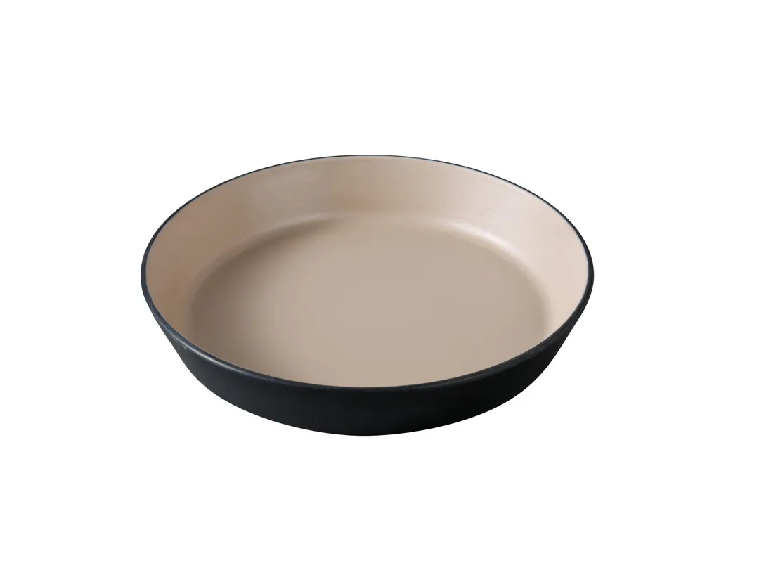 Yanco BM-505CL - Sauce Dish, 5 1/2" x 1" (8 oz), Black Round Melamine, Dishwasher Safe - Dozen