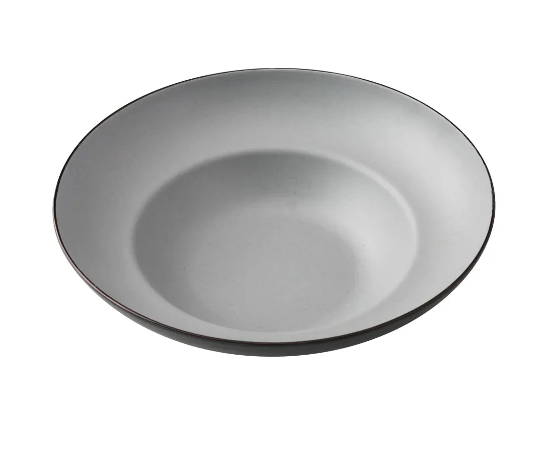 Yanco BM-811 - 11-1/8" Pasta Bowl, 20 oz, Two‑Tone Melamine, Dishwasher Safe - Dozen