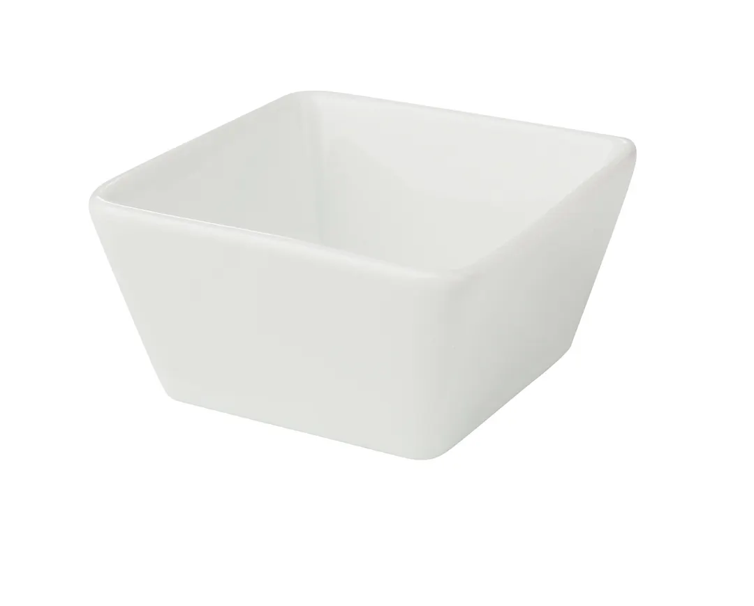 Yanco CA-4031 Cambria Sauce Dish, 3-1/4" W x 3-1/4" D x 1-3/4" H, 4 oz White Porcelain - Dozen