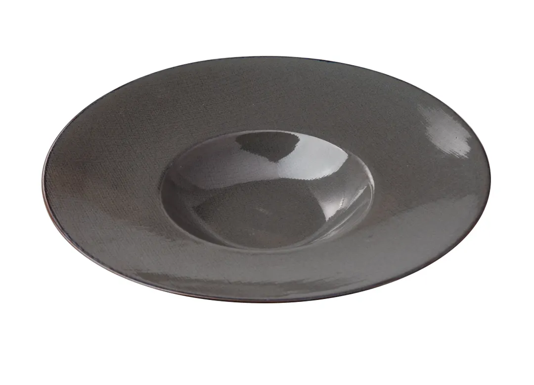 Yanco CB-812 - Dessert Plate, 12" Dia x 2" H, 12 oz, China, Microwave/Dishwasher Safe - Dozen