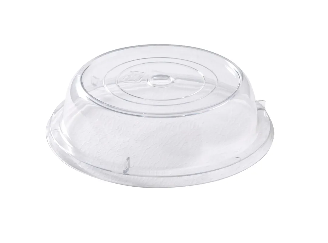 Yanco COV-109 Plate Cover, Clear Polypropylene, 6-1/2" x 9-1/2" x 2-1/2" Fits 9" Plate - Dozen