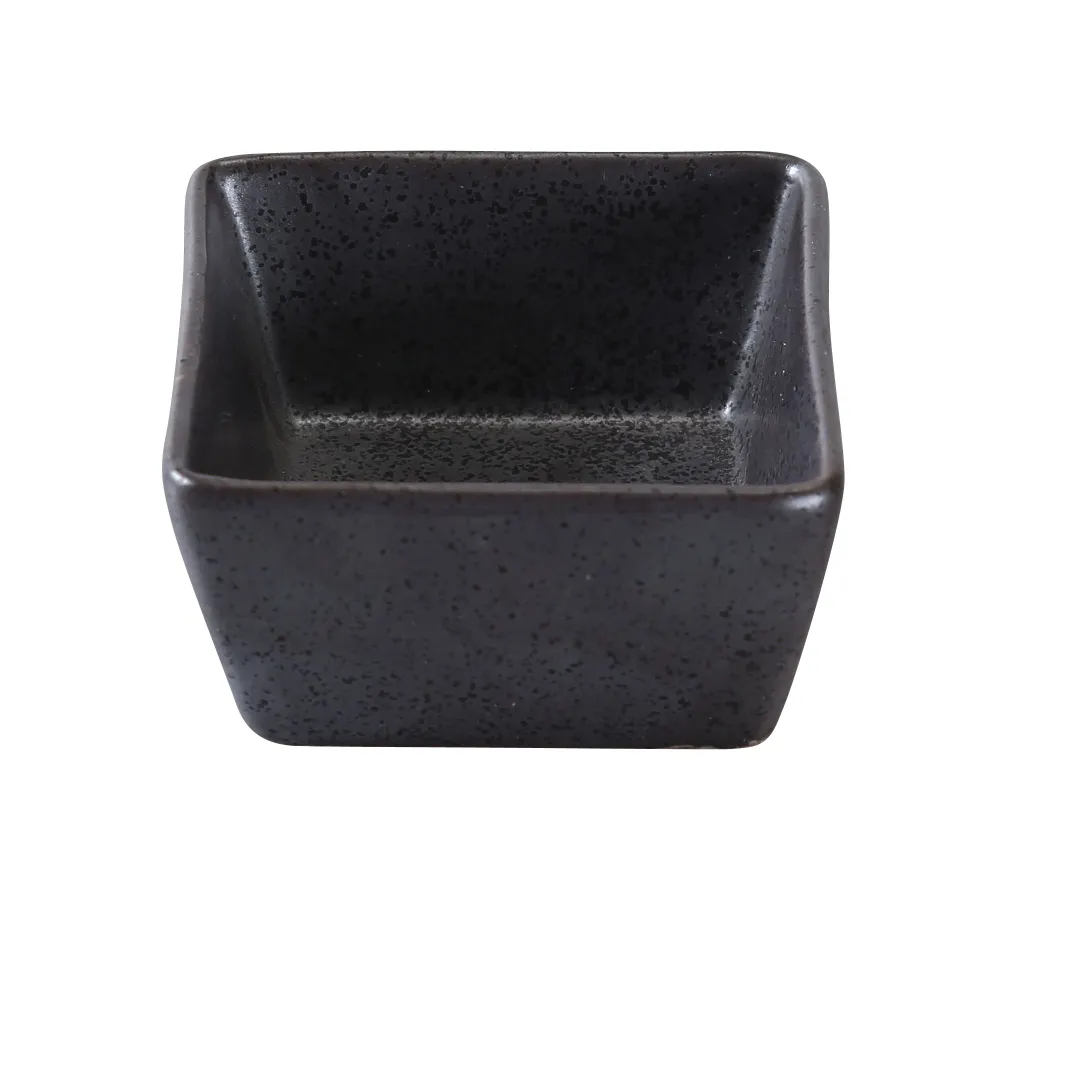 Yanco DB-4031 - Porcelain Ramekin, 4 oz, 3" L x 3" W x 1-3/4" H, Dark Bronze, Safe - Dozen
