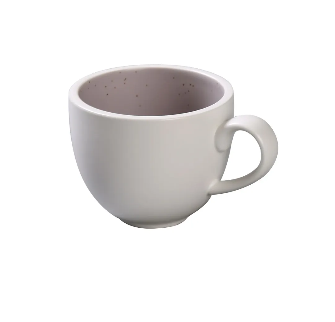 Yanco DM-001 - Porcelain Cup 7 oz (3" x 2.75"), Matte Lavender, Dishwasher - Dozen