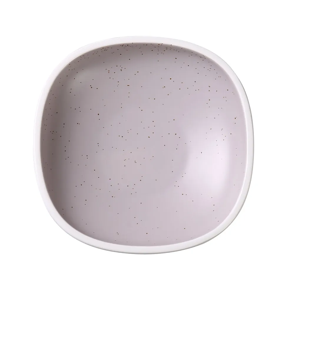 Yanco DM-507 Soup Bowl, 7" Square Porcelain, Matte Lavender Speckled, 16 oz - Dozen