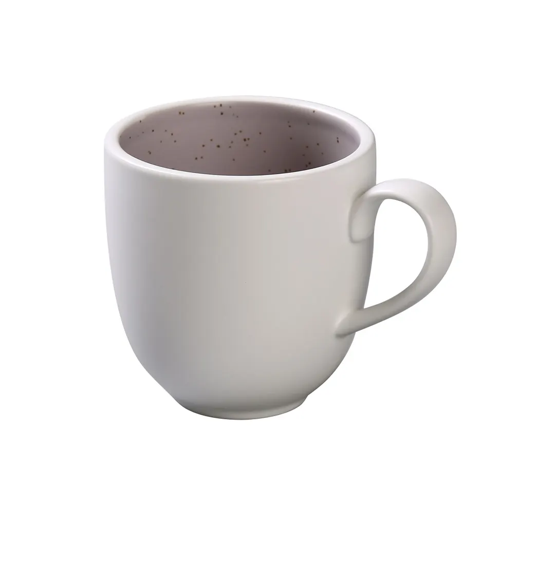 Yanco DM-708 Porcelain Mug, 8 Oz, 3-1/2" L x 3-1/2" H, Lavender, Dishwasher Safe - Dozen