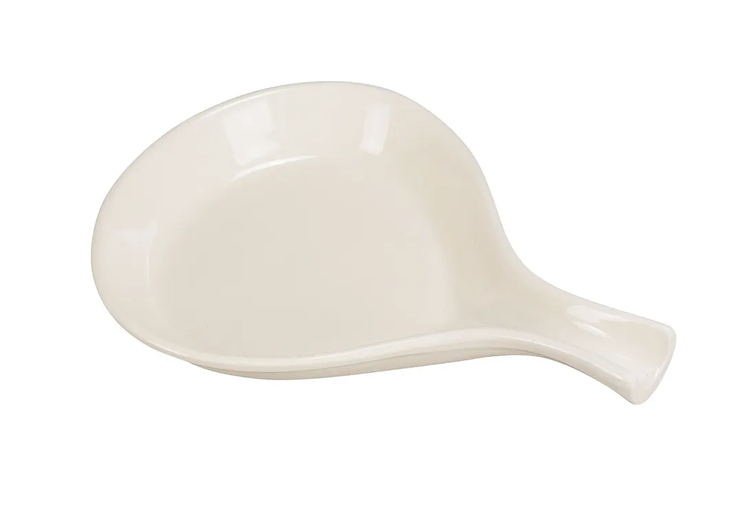 Yanco FP-12 Fry Pan Server, 12‑Oz, 10‑1/2" L x 7‑1/4" W, Ceramic, American White - Dozen