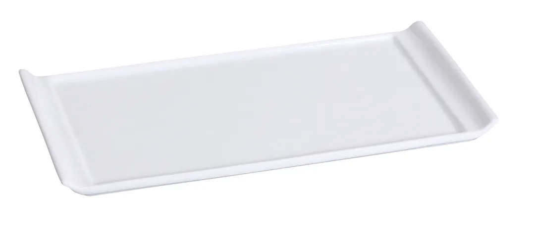 Yanco FU-1311 Fuji Plate 11-1/4" x 7" Porcelain Bone White Dishwasher/Oven/Microwave Safe - Dozen